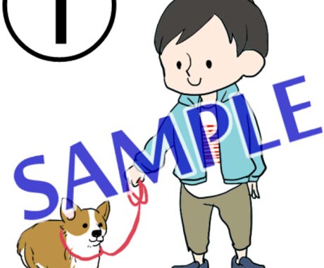 カットイラストをお描きします（絵柄をご選択ください） イメージ1