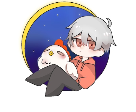 アイコン用のイラストをかきます 丸を基調としたイラストになります。 イメージ2