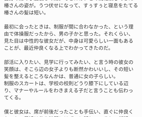 あなたのための小説、オーダーメイドで書きます あなたが頭の中で作ったストーリーを具現化します！ イメージ2