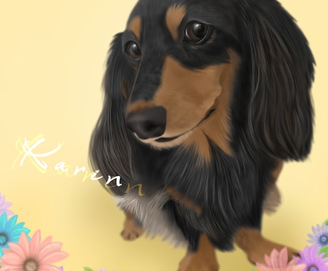 愛犬、ペットの似顔絵を描きます 可愛いペットの似顔絵をリアルタッチで描いています イメージ2