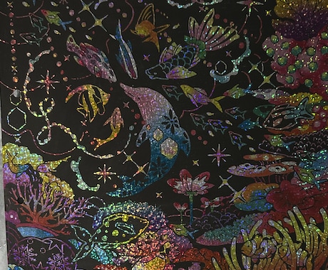 創作代行をいたします 塗り絵、スクラッチアート、ダイヤモンドアート、シールパズル イメージ1