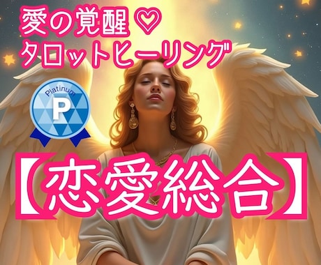 愛の覚醒♡タロットヒーリング【恋愛総合】占います タロット占いヒーリング♡彼の気持ち♡2人の未来♡複雑恋愛 イメージ1