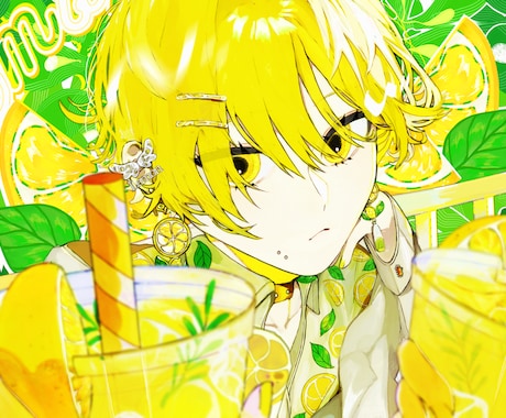 商用利用可能◎カラフルでポップなイラストを描きます 一枚絵、装画、MVサムネ、グッズ、アイコン、趣味用など。 イメージ1