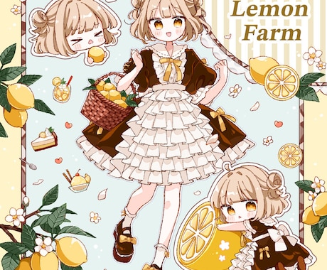 キュートな女の子描きます SNSアイコンから一枚絵まで、用途に合わせて描きます イメージ1
