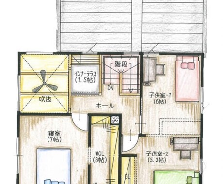 手書きの平面図で間取り考えます お客様のご要望に沿った、注文ならではの間取りを実現 イメージ2