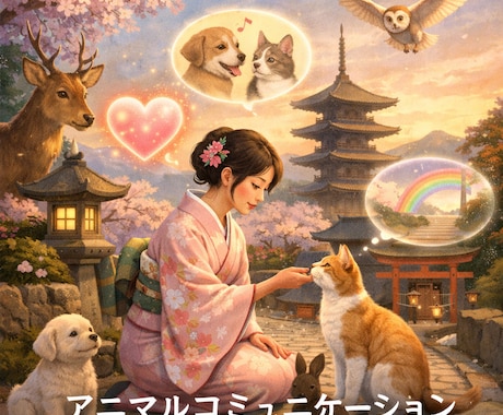 大切なご家族のお声をお届けいたします。ます 京都アニマルコミュニケーションの古都と申します イメージ1