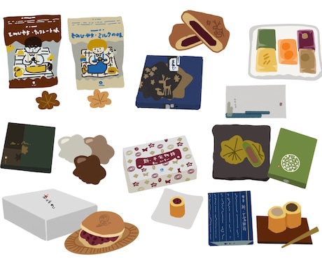 食品関係で使える、食べ物イラストの素材提供します チラシや商品紹介などの挿絵に使える物のイラスト制作 イメージ1