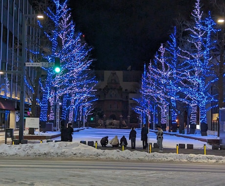 冬の札幌の夜景をお届けします 今しか見れない札幌の夜景です。 イメージ1