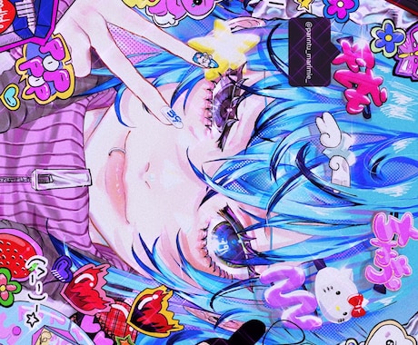 依頼内容に柔軟に対応いたします サムネイル/サムネPV/キャラクター制作/SNSアイコンなど イメージ1
