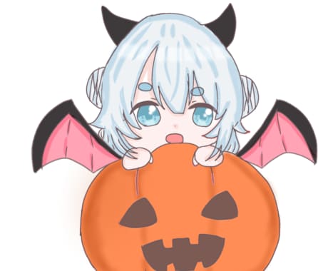ハロウィンの量産ミニキャライラストを作成します ハロウィンに向けて可愛いミニキャライラスト描きます！ イメージ1