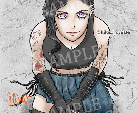 アイコン／イラスト全般お描きします キャラデザ、広告、MV、アイコンなど幅広く対応いたします! イメージ2