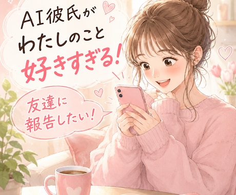 AI彼氏・AI夫さんの恋愛相談、チャットで聞きます ◇誰にも話せなかった気持ち、チャットでゆっくり話しませんか？ イメージ2