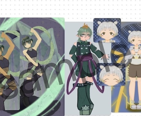 立ち絵、描きます キャラクターに命を宿しましょう。 イメージ2