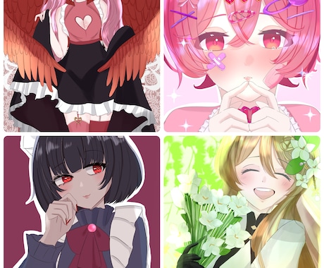イラスト(夢絵、立ち絵、一枚絵等)を作成します 一緒にイラストを作り上げていきましょう！ イメージ1