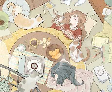 二級建築士が理想のインテリアの部屋イラスト描きます イメージ1