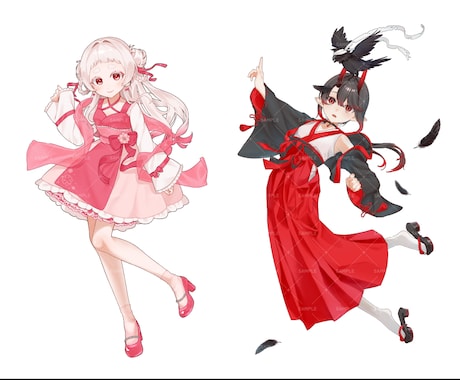 等身イラスト制作します 商用OK◎配信活動・グッズなどにおすすめ！ イメージ2