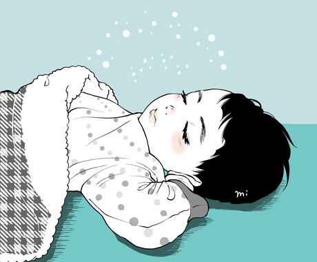 子供のモノクロ漫画風アイコン作成します モノクロ+1色で可愛くしあげます!どうぞお気軽に✿ イメージ1