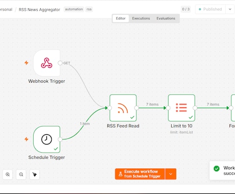 n8nで業務ワークフローを構築します API連携・データ処理・通知を自動化 イメージ1