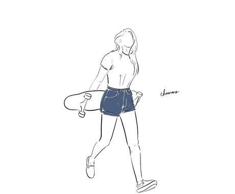 シンプルお洒落なアイコン描きます 自分の写真をプロフィール画にするのに抵抗がある方集まれ！ イメージ2