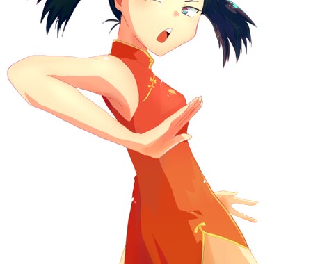 キラキラ硝子のような綺麗な色のイラスト描きます イメージ2