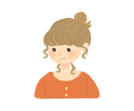 バストアップアイコンイラスト制作します ゆるくて柔らかい印象のタッチで描きます！ イメージ2