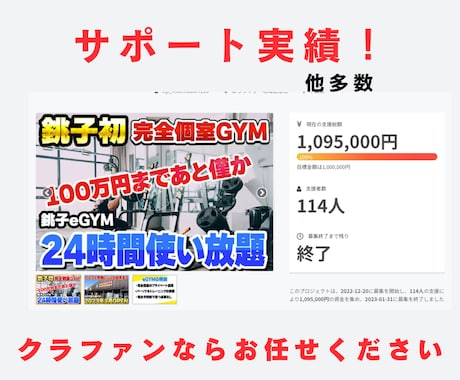 クラウドファンディングを丸投げできます 担当件数100件以上の専門家にお任せください。 イメージ2