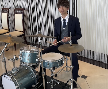 初心者から経験者までオンラインでドラム指導します ライブやバンドで使えるテクニックを中心に指導。 イメージ1