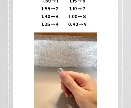 測定用クリアネイルチップをお送りします ネイルチップのサイズ測定用のクリアチップをお送りします！ イメージ2