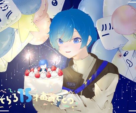 バストアップのアイコンイラスト描きます 凝ったデザインでのプラス料金発生しません! イメージ2