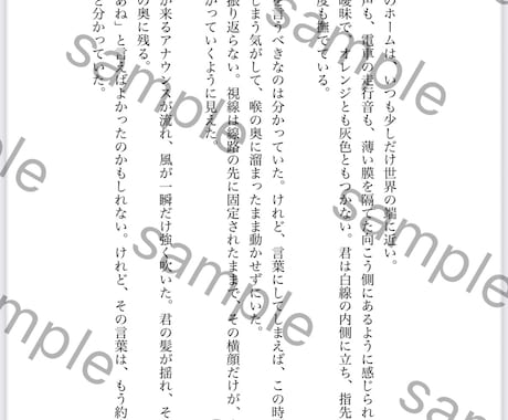 あなただけのオリジナル小説・プロットを執筆します 言葉になる前の想いから、あなただけの物語を書きます イメージ2