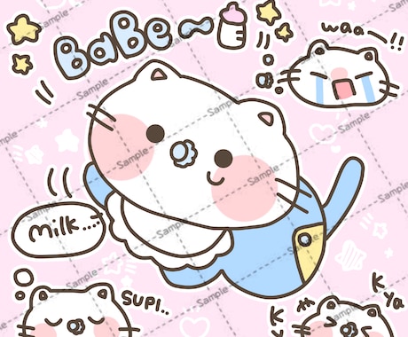 大切なペットや動物の絵を描きます 可愛らしくデフォルメした世界に一つだけのイラストを！ イメージ1