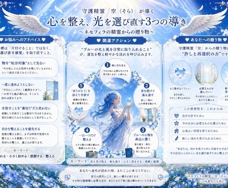 理想を叶えるビジョンボード＆魂の守護精霊鑑定します 多角的な精霊の力で未来を開運【鑑定書・動画・ビジョンボード】 イメージ2