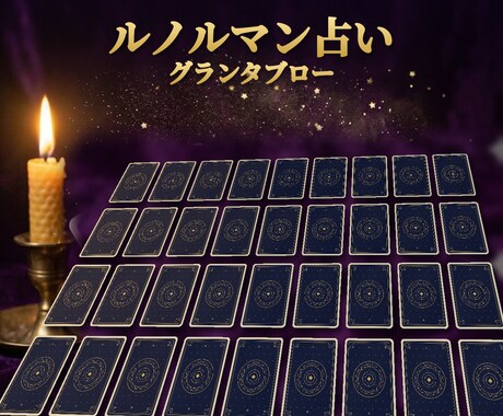 ルノルマン36枚で今の全体像と流れを読み解きます グランタブロー｜恋愛も仕事も一枚の盤面で俯瞰｜現在〜1年先 イメージ1