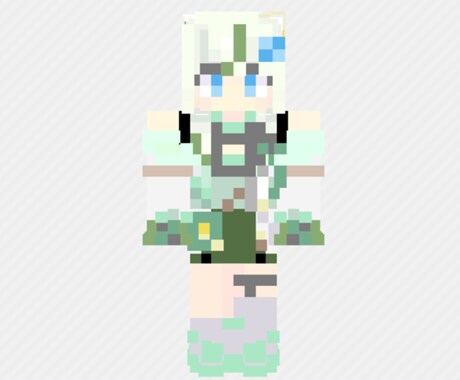 オリキャラのマイクラスキン製作いたします 完全にあなただけのマイクラスキンで個性を出しちゃおう！ イメージ1