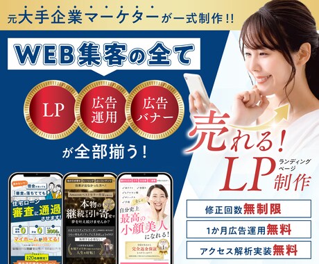 LPを用いた広告集客に関してコンサルティングします LPを用いた集客には成功法則があります イメージ1