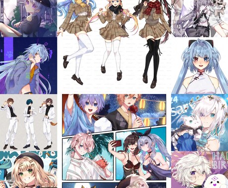 一枚絵イラスト・SNS用アイコン・立ち絵等描きます 一枚絵イラスト・SNS用アイコン・立ち絵(TRPG等) イメージ2