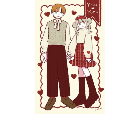 コーディネートイラストを描きます キャラに似合いそうな服や、あなたの服装をイラスト化します！ イメージ2