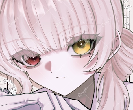 お好みのかわいいイラスト制作致します 歌ってみたのサムネや一枚絵、アイコン等お描きします！ イメージ1