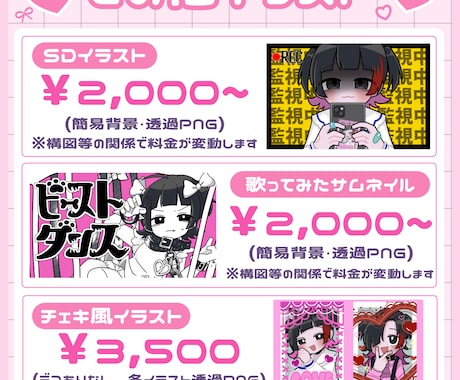 商用利用込み！/ 可愛いイラスト描きます イメージ1