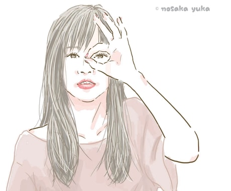 商用可♡キレイめ♡なオリジナル人物イラスト描きます SNSアイコン、挿絵等に♡*.+゜ イメージ2