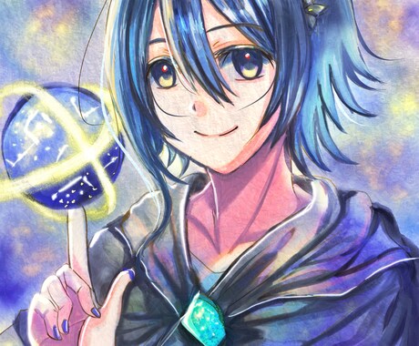 透明感のあるデジタルイラスト描きます 繊細で綺麗なデジタルイラストお好みの方へ イメージ2