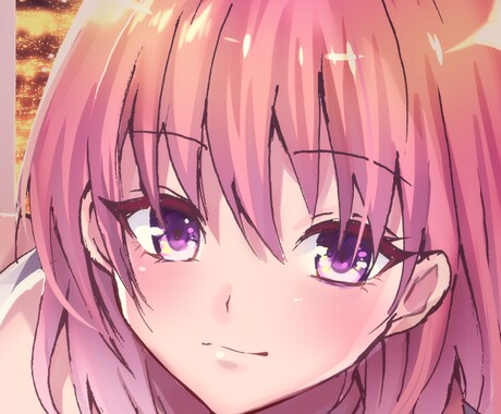 アイコンのイラスト描きます 美少女系イラストが欲しい方向け イメージ1