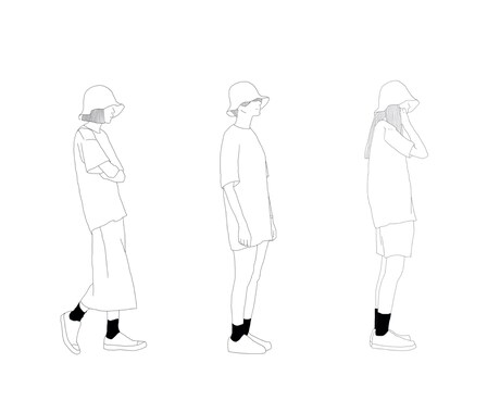 シンプルでオシャレなイラストを描きます イメージ1