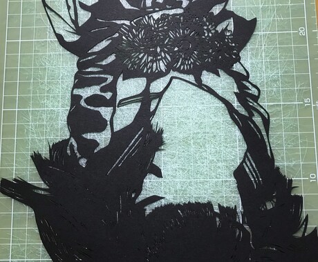 お好きな画像の切り絵をお作り致します 部屋の飾りやプレゼントに困っている方にオススメです! イメージ2