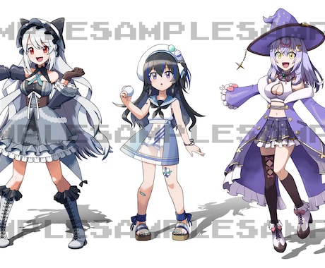 配信や動画用立ち絵制作いたします 他の方よりも丁寧な画風でご提供できます。 イメージ1