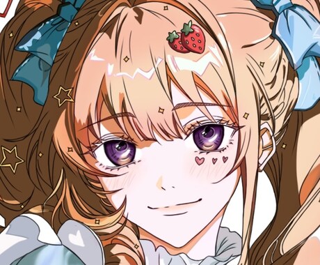 イラスト有償依頼受け付てます アイコンサイズイラスト有償依頼募集です。 イメージ2