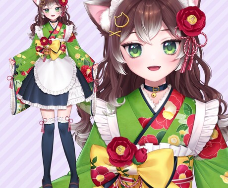 イラストからモデリングまで！Live2D制作します Vtuber準備中の方へ。お見積りだけでもお気軽に！ イメージ2