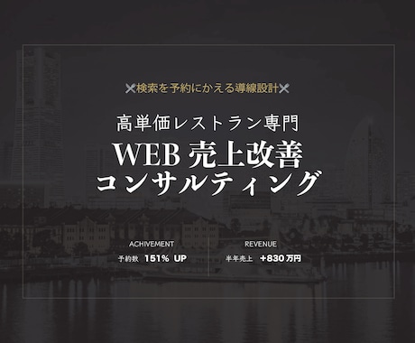 高単価レストランの予約導線を診断します Google・食べログ・一休・公式を簡易診断 イメージ2