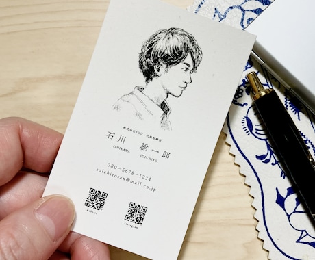 名刺リピートのお客様◆追加印刷うけたまわります ◆100枚の名刺追加印刷◆ご依頼データ流用 イメージ1