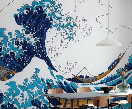 オリジナルの壁紙を作ります 民泊や飲食店をインバウンドのお客様に愛される空間に！ イメージ1